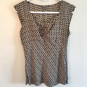 Ann Taylor Sleeveless Silk Blouse